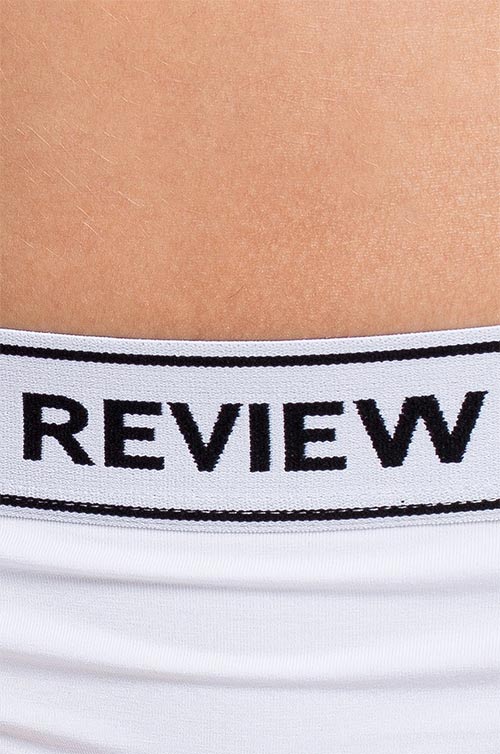 Bílé značkové kalhotky Review