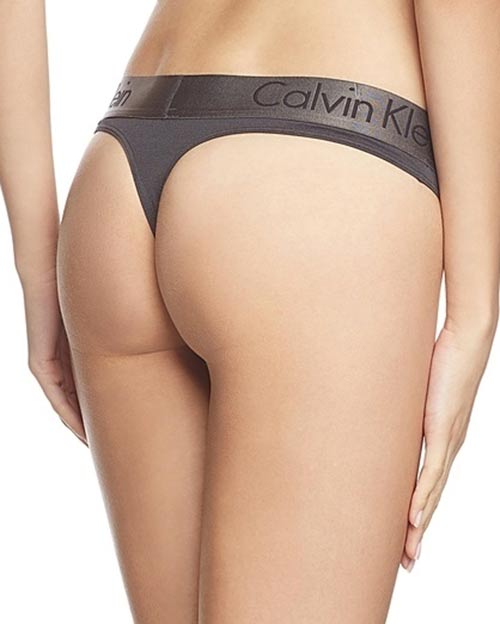 Šedé kalhotky Calvin Klein