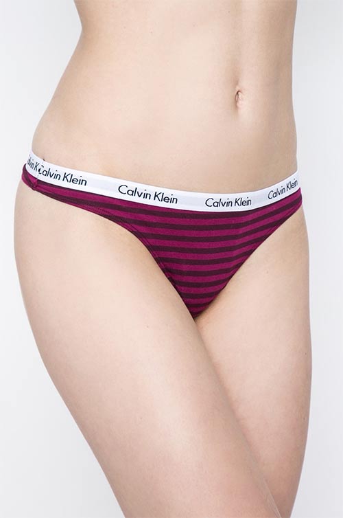 Bavlněná tanga Calvin Klein