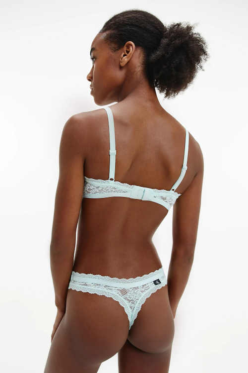tanga tyrkysová Calvin Klein