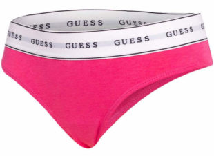 Růžové sportovní dámské kalhotky Guess