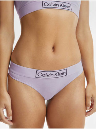 Světle fialové sportovní kalhotky Calvin Klein